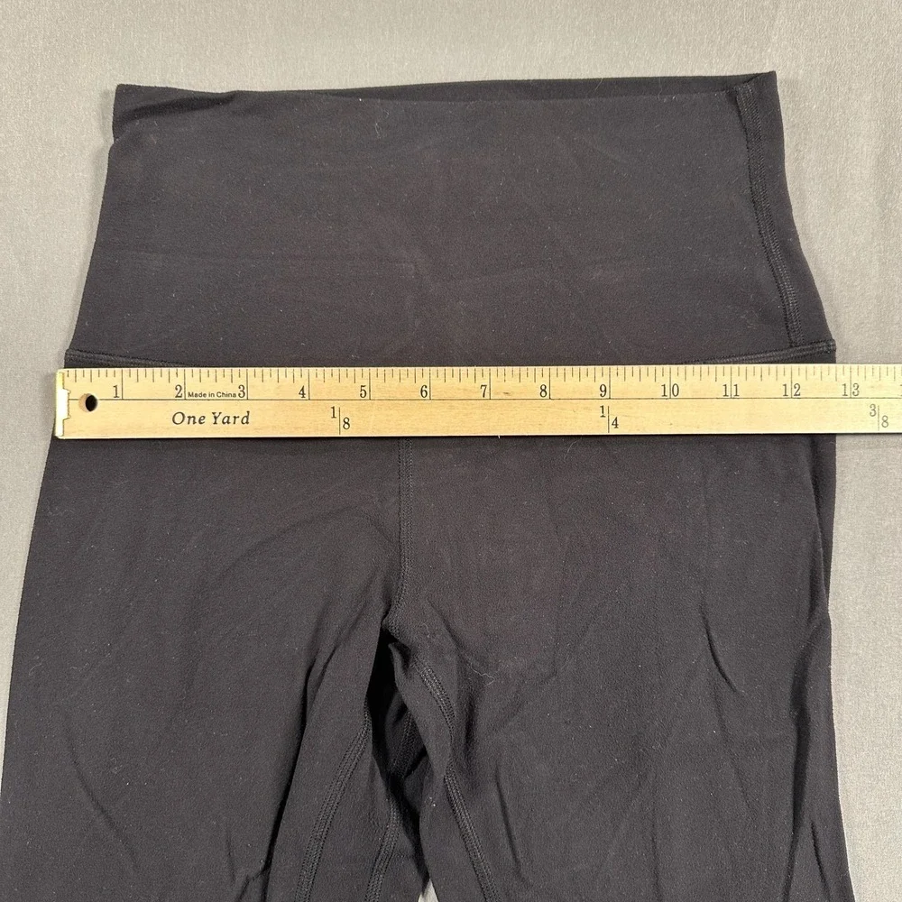 Lululemon Leggings Womens 4 Black High Rise Ankle Yoga Athletic Stretch Gym
